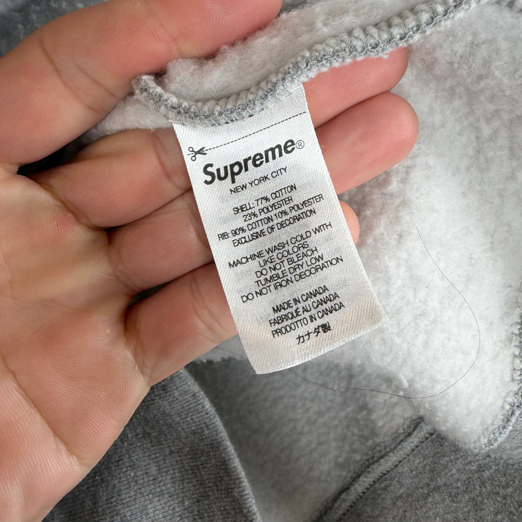 Supreme Black/Grey Box Logo Sweater