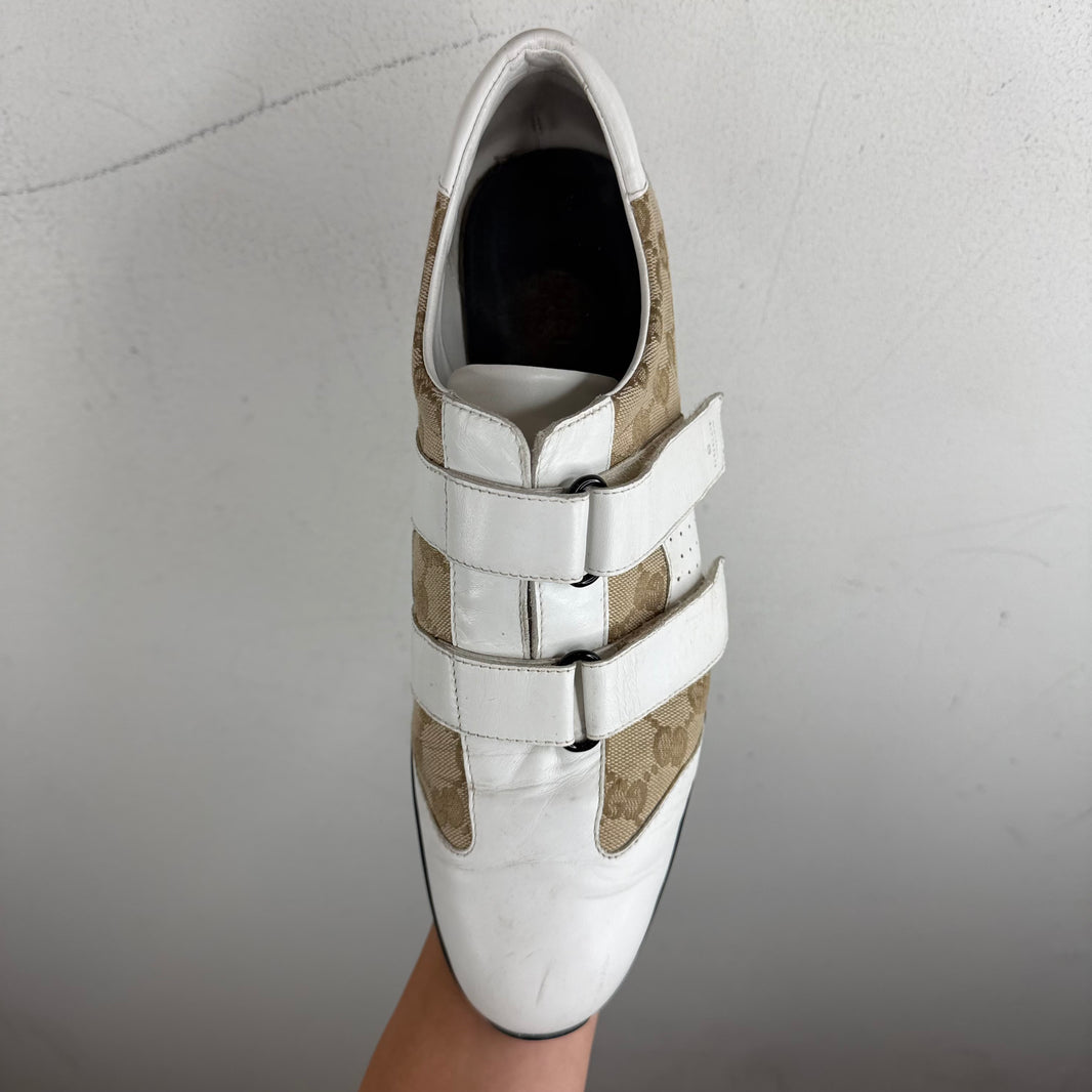 Gucci Vintage Double Velcro Guccissima Sneakers