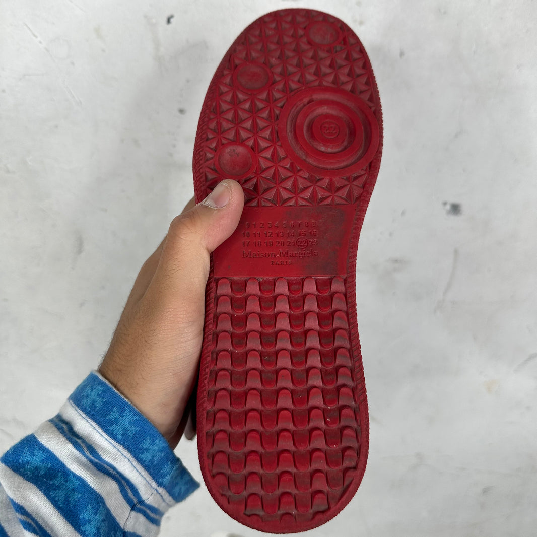 Margiela Red Leather Future Highs