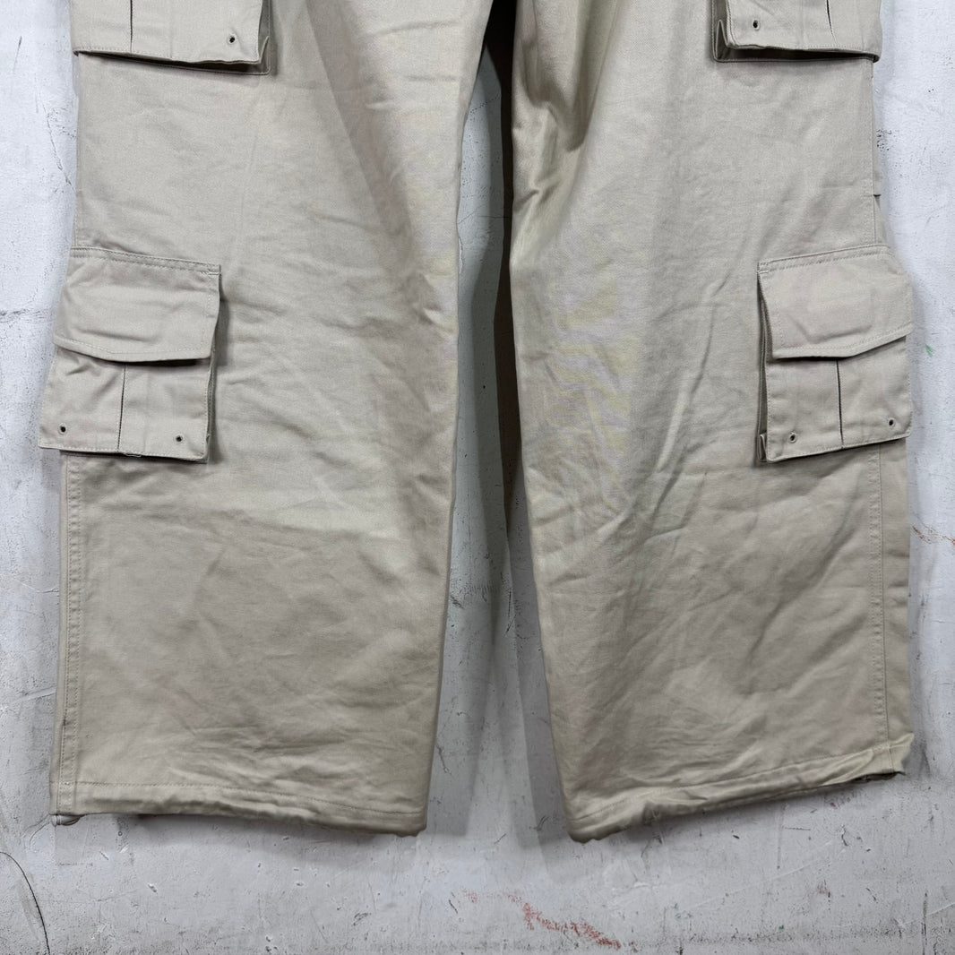 Balenciaga Multi-pocket Tan Cargo Pants