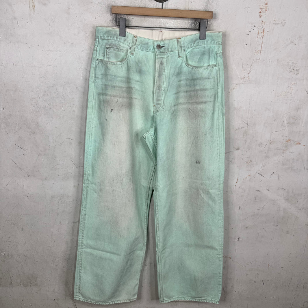 Acne Studios 1981 Mint Glow Jeans