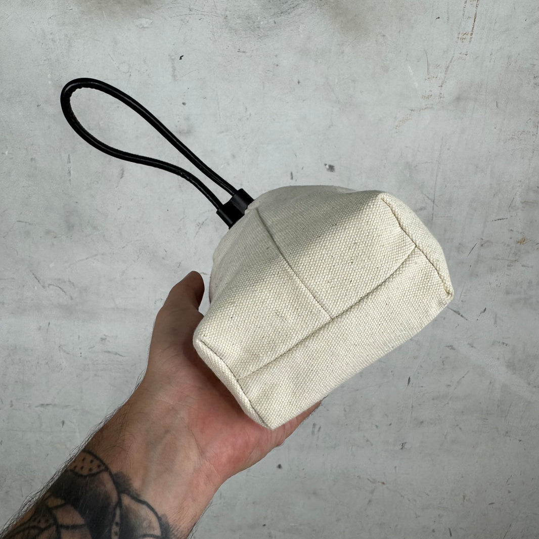 Jil Sander Canvas Pull String Pouch