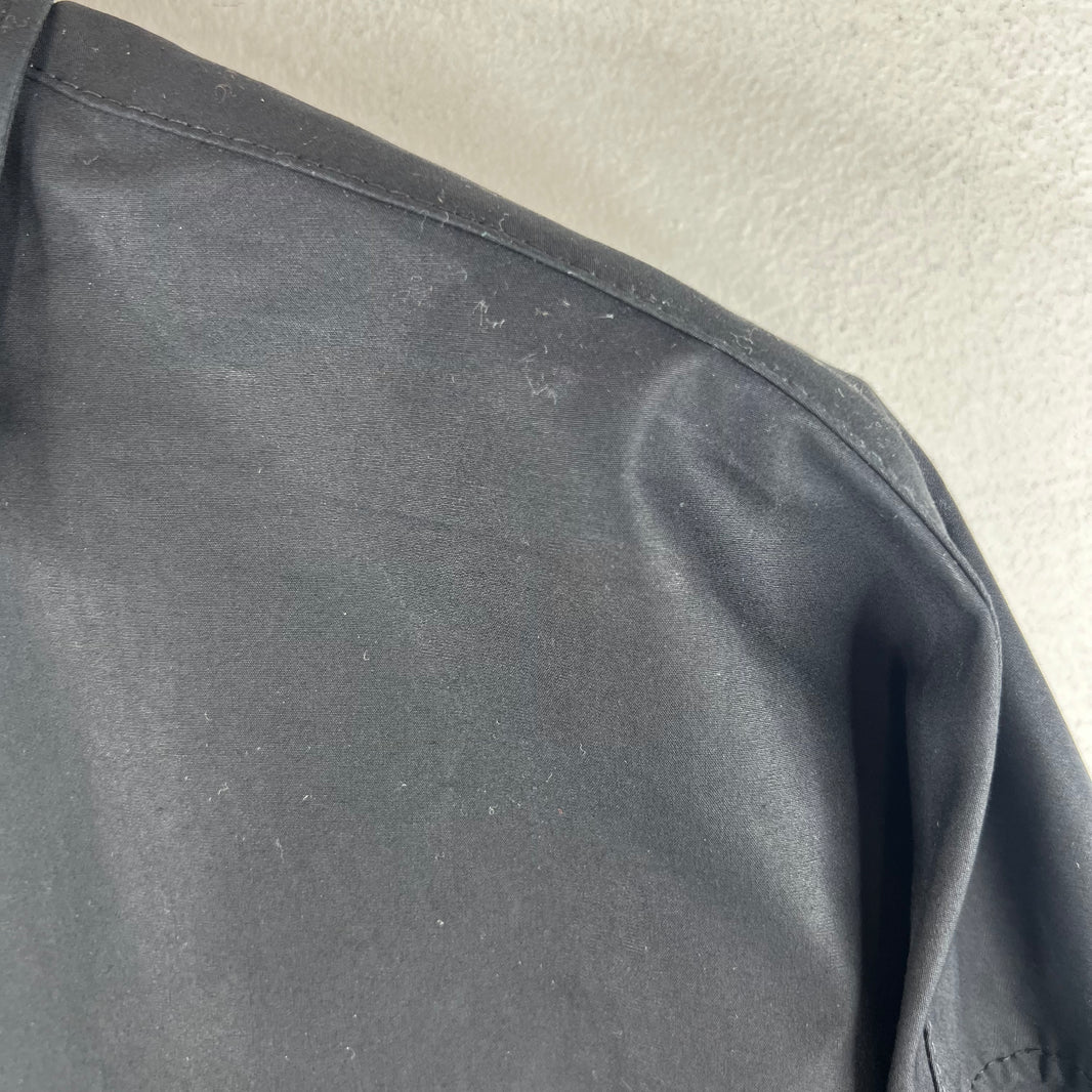 Balenciaga Black Cocoon Snap Button LS Shirt