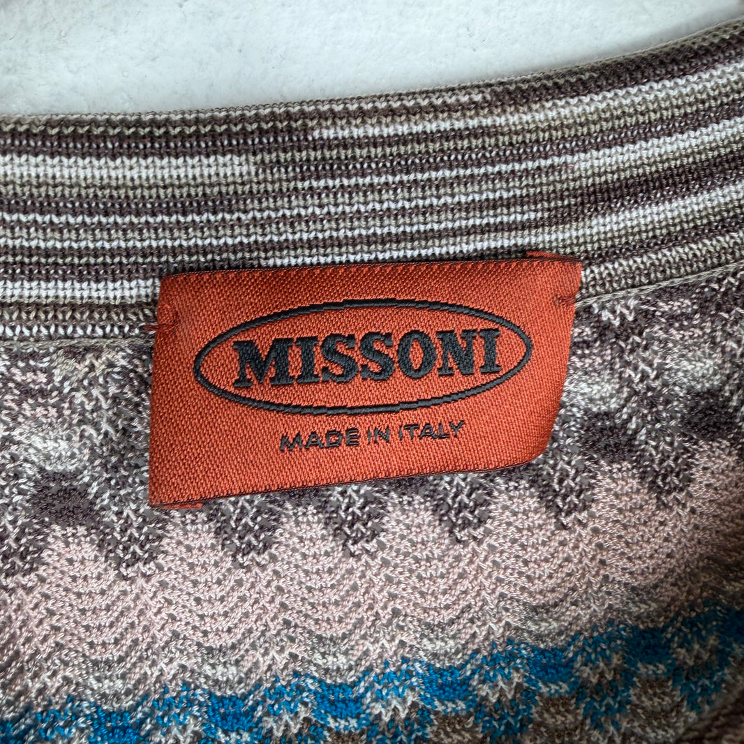 Missoni Multicolor Knit Polo T-Shirt