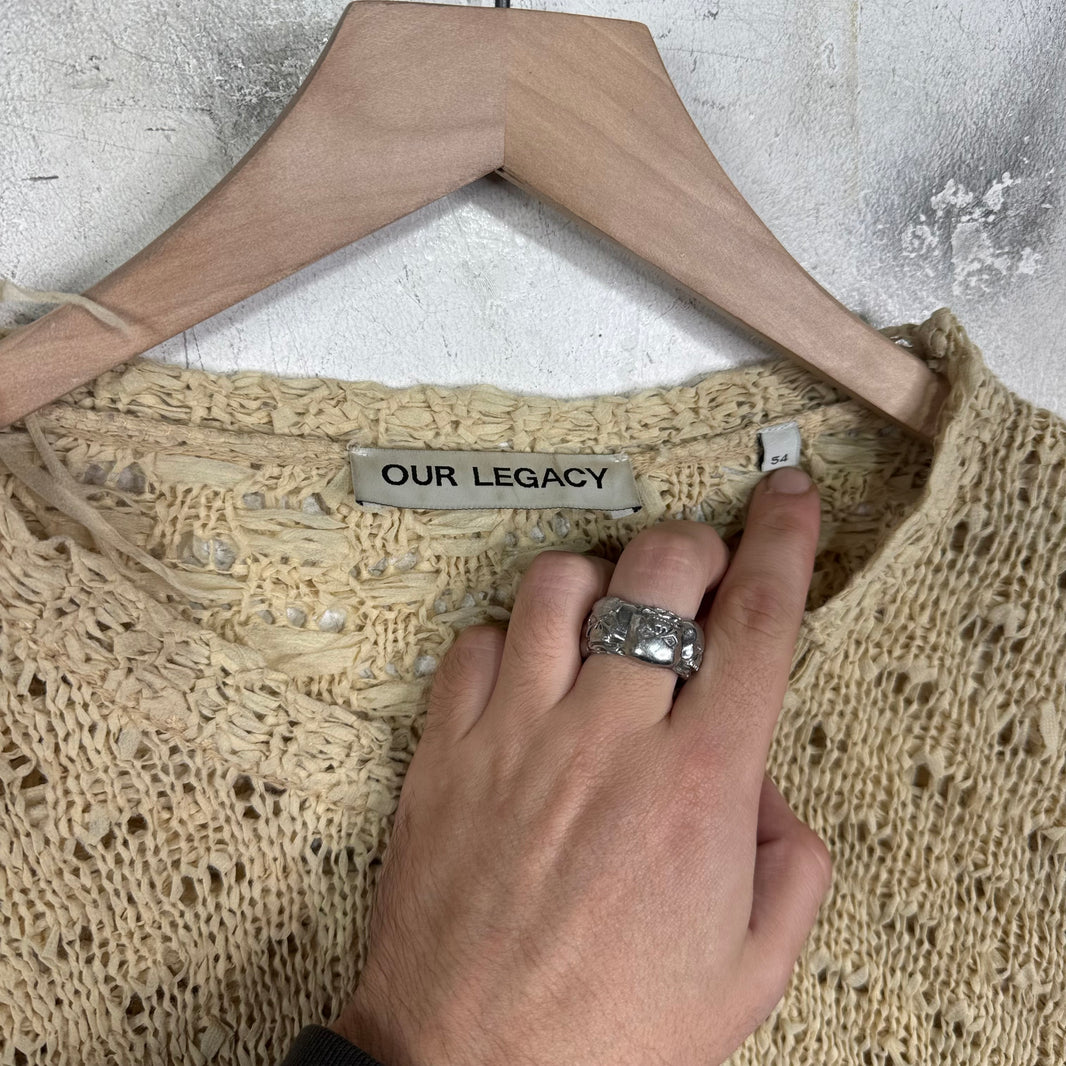 Our Legacy Distressed Popover Roundneck Sweater