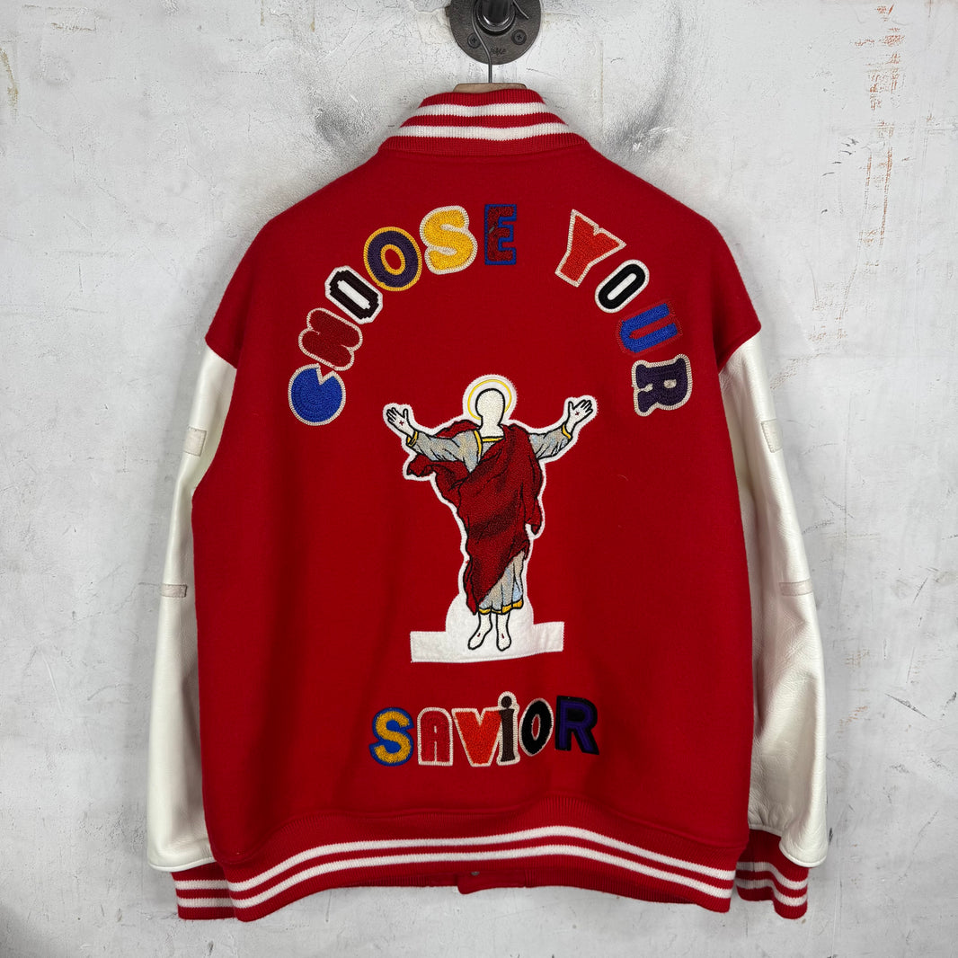 Denim Tears X Saint Michael Jesus Varsity