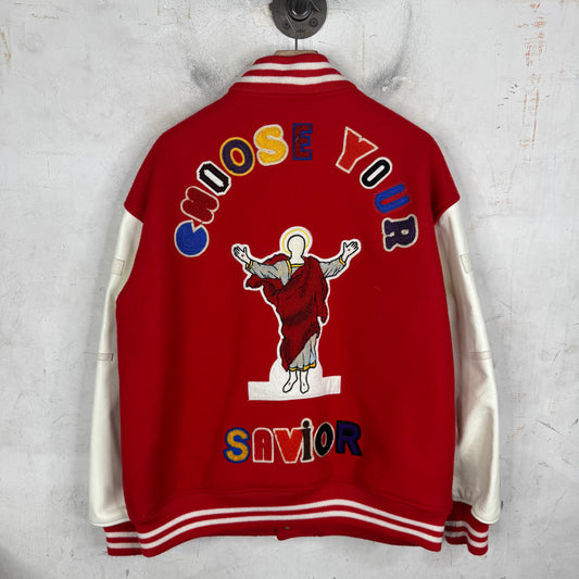 Denim Tears X Saint Michael Jesus Varsity