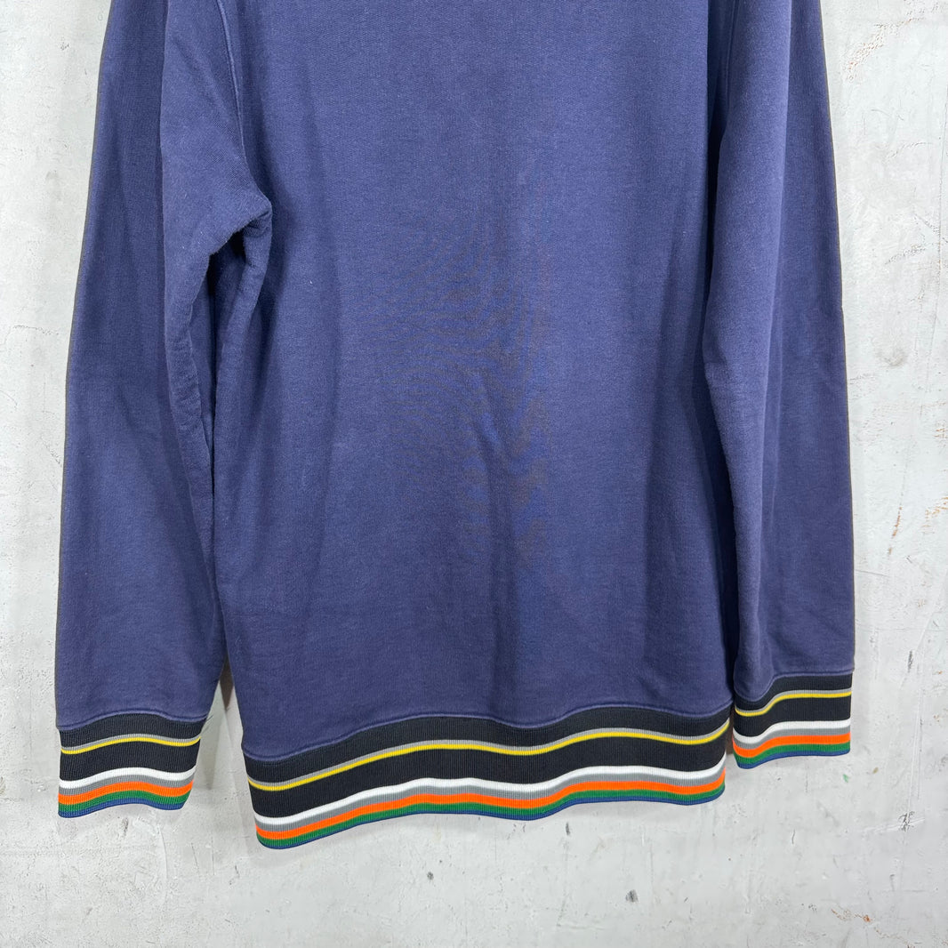 Raf Simons x Sterling Ruby Striped Cuff Crewneck