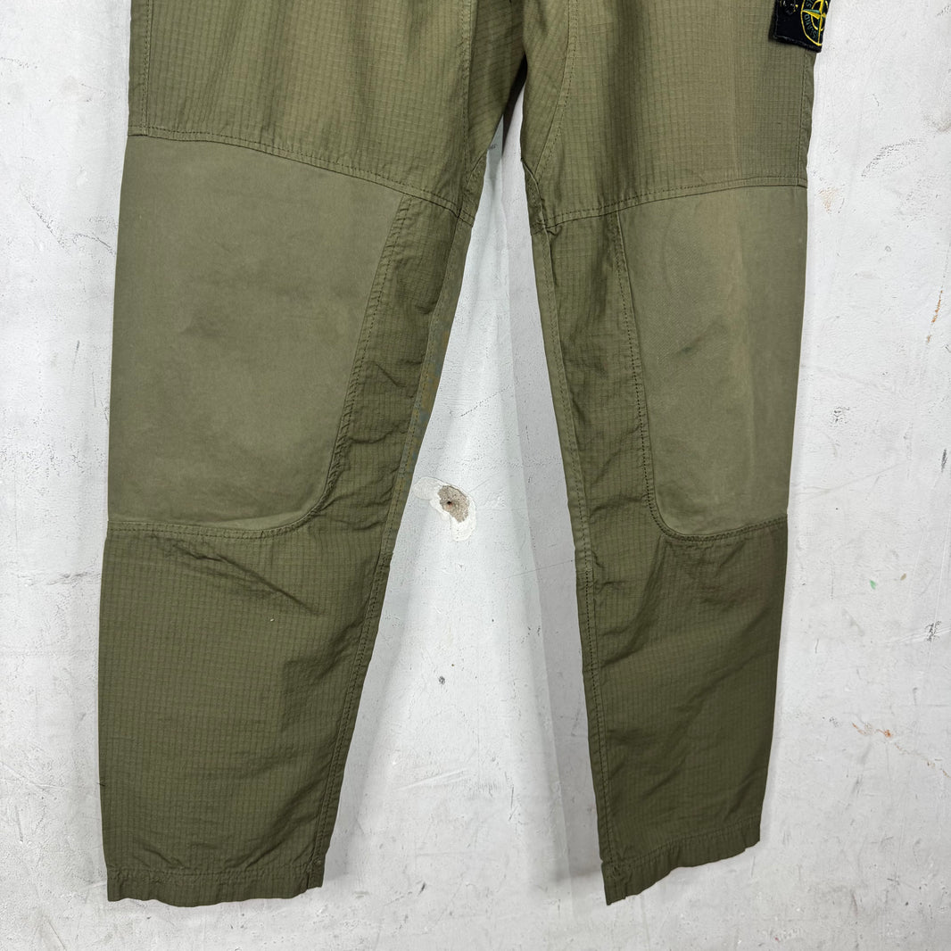 Stone Island Ripstop Olive Cargos