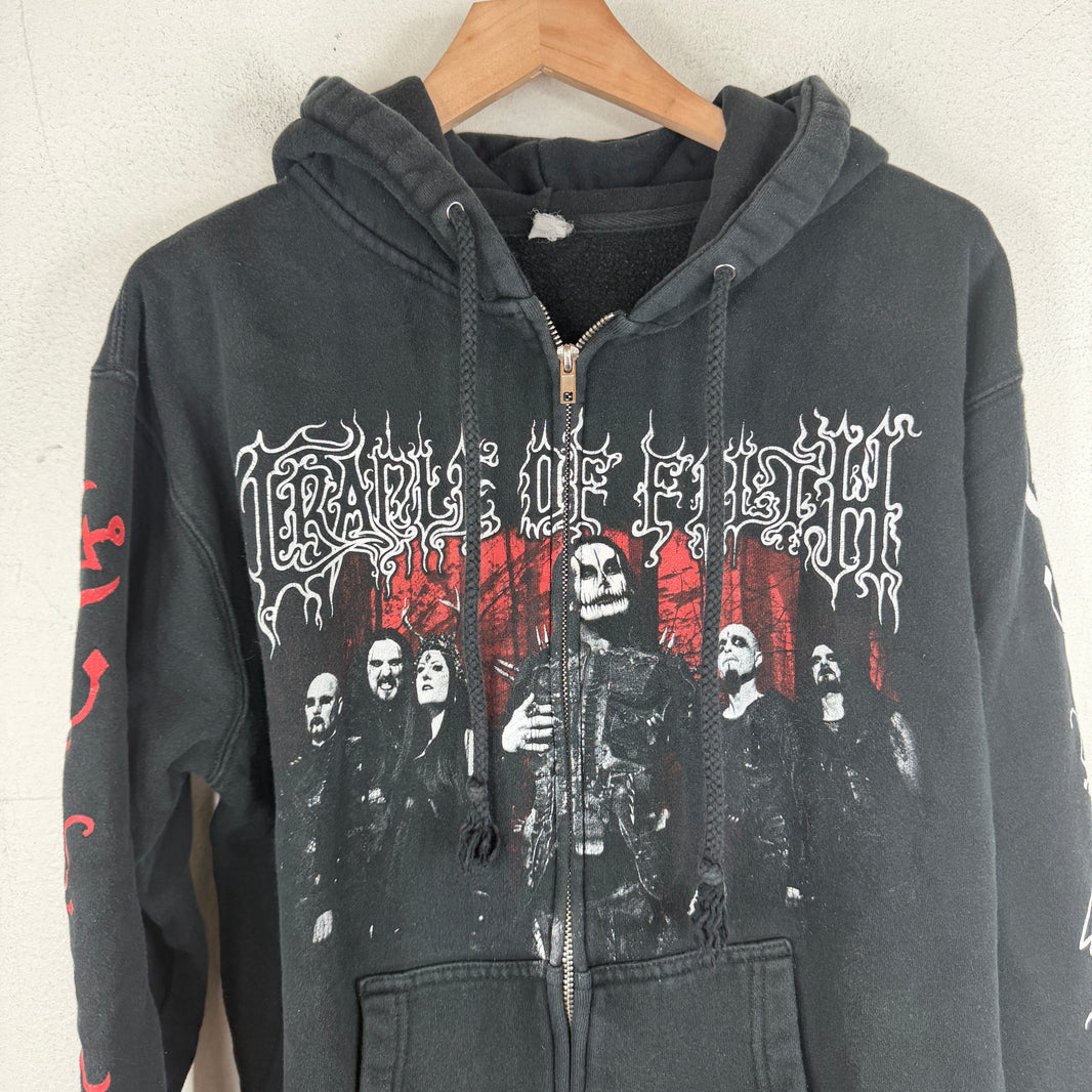 Vintage Cradle of Filth Goetic Justice Zip Up Hoodie