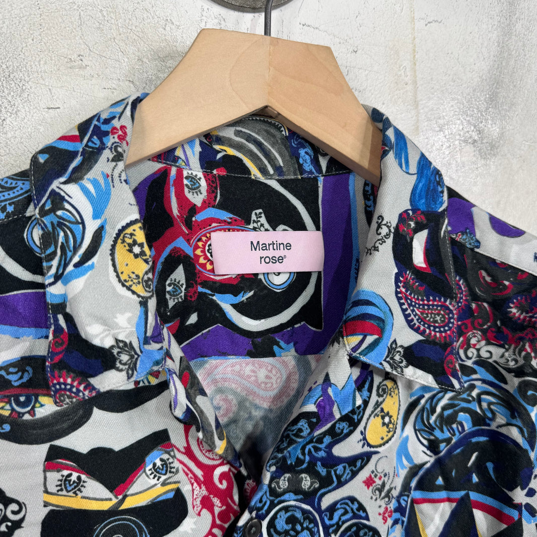 Martine Rose Psychedelic Paisley S/S Shirt