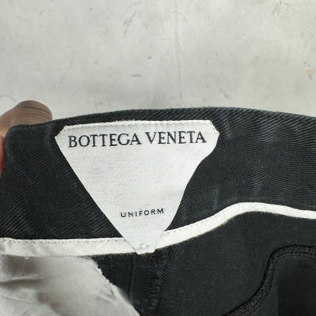Bottega Veneta Black Twill Trousers