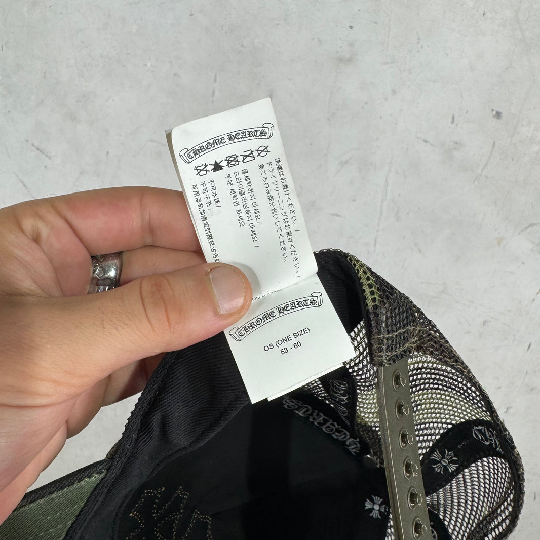 Chrome Hearts Triple Cross Camo Hat
