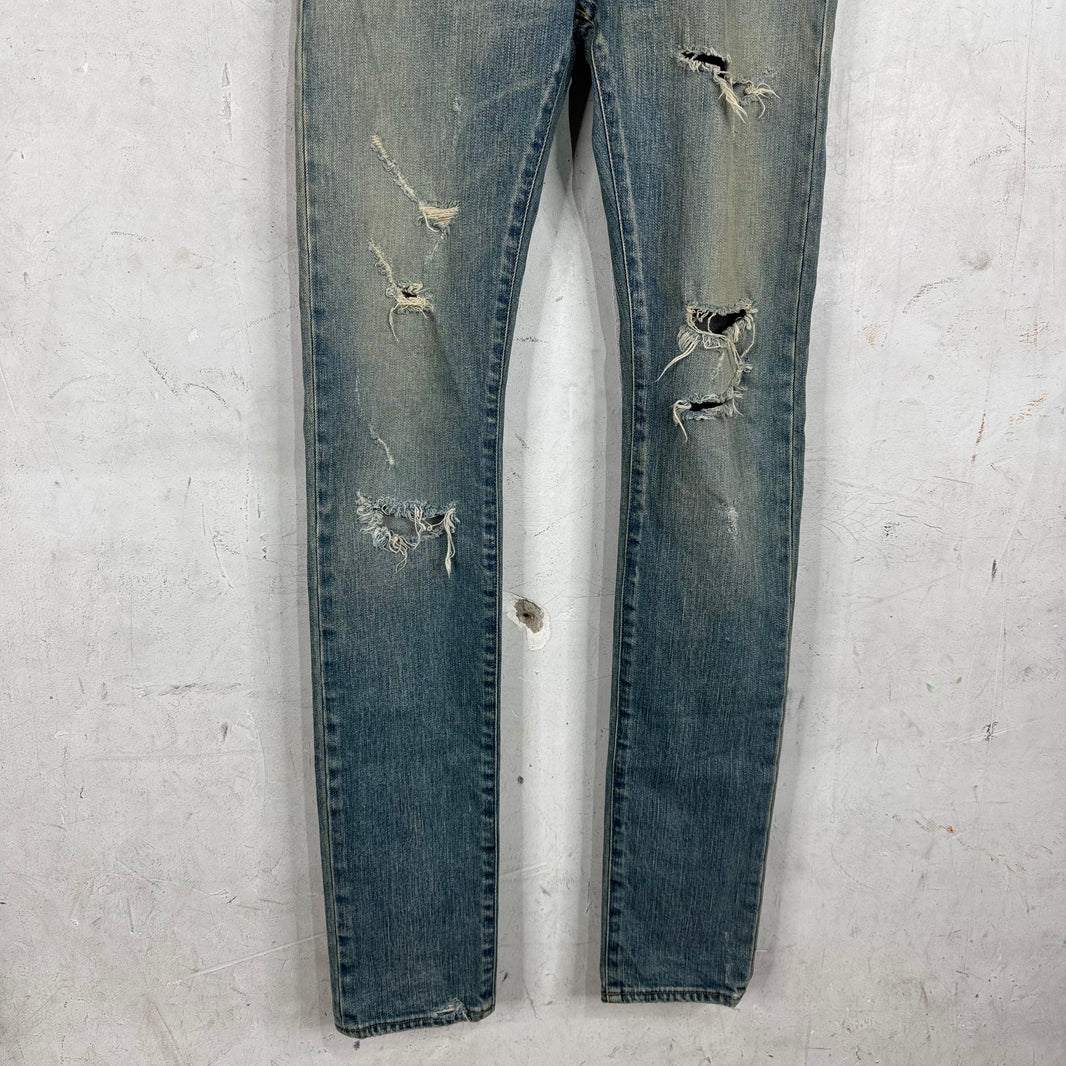 Saint Laurent D02 Crash Jeans