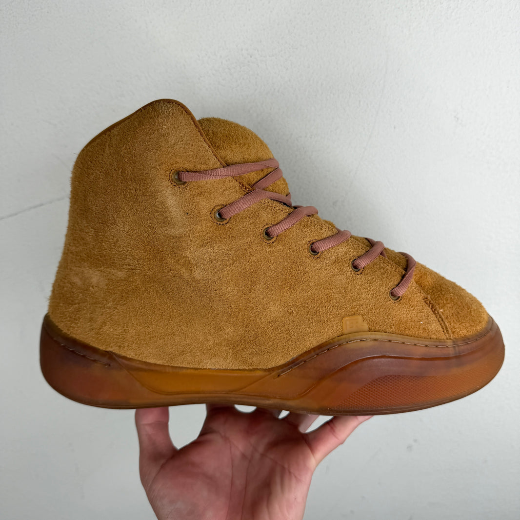 ERL Tan Hightop Vamp Sneaker