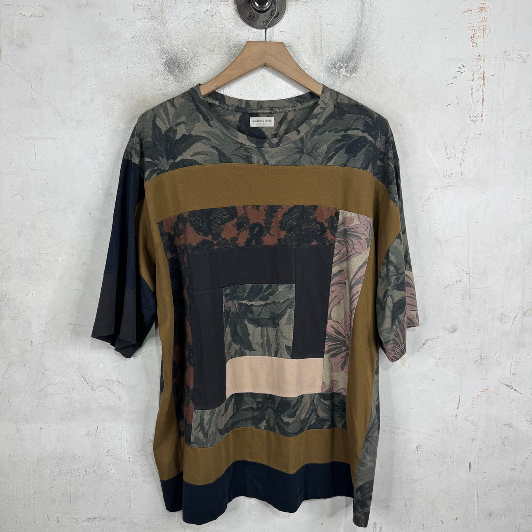 Dries Van Noten Patchwork Patterned T-Shirt