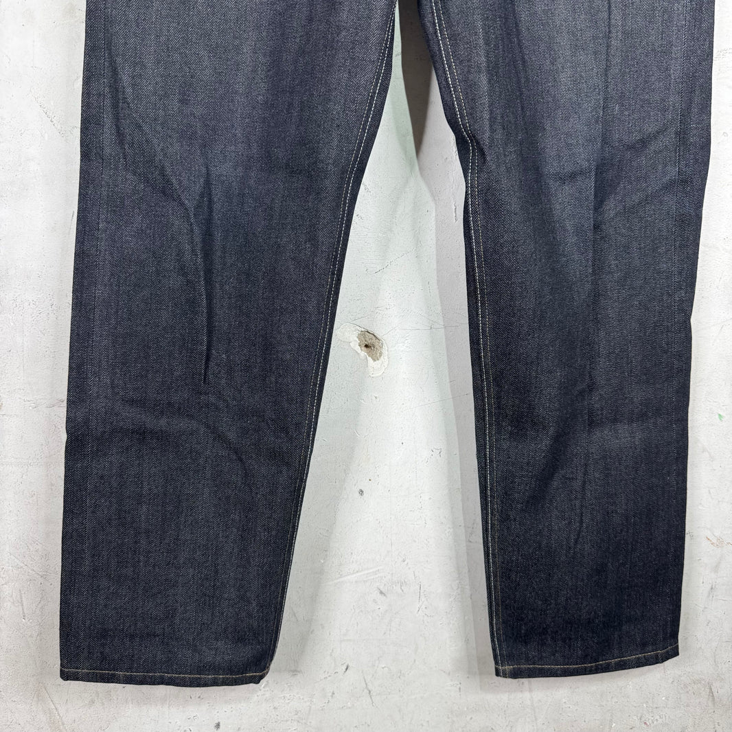 Jil Sander Button Fly Raw Denim Jeans