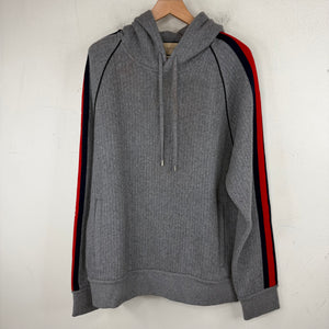Gucci Gray Wool/Cashmere Ribbed Hoodie