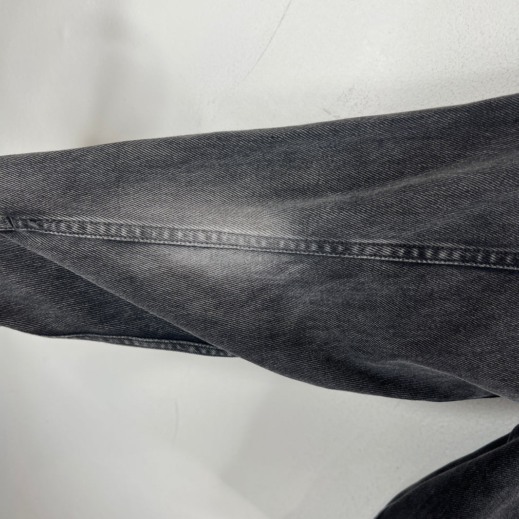 Balenciaga Sample Thin Black Wash Denim Jacket