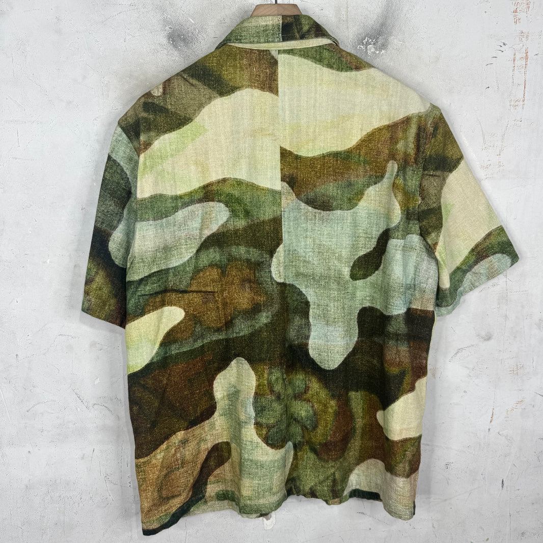 Our Legacy Patterned Canvas Box Shirt