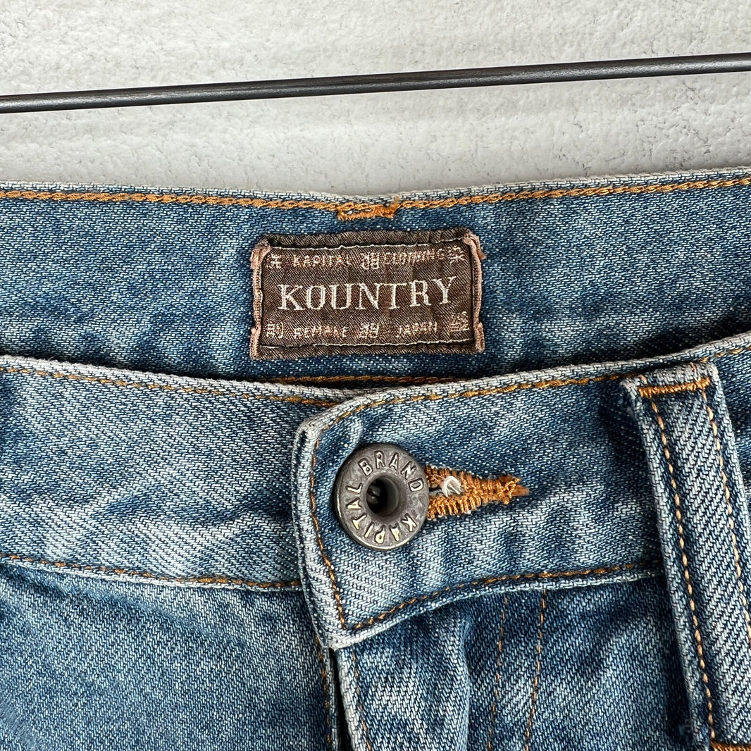 Kapital Jeweled Carpenter Denim Shorts