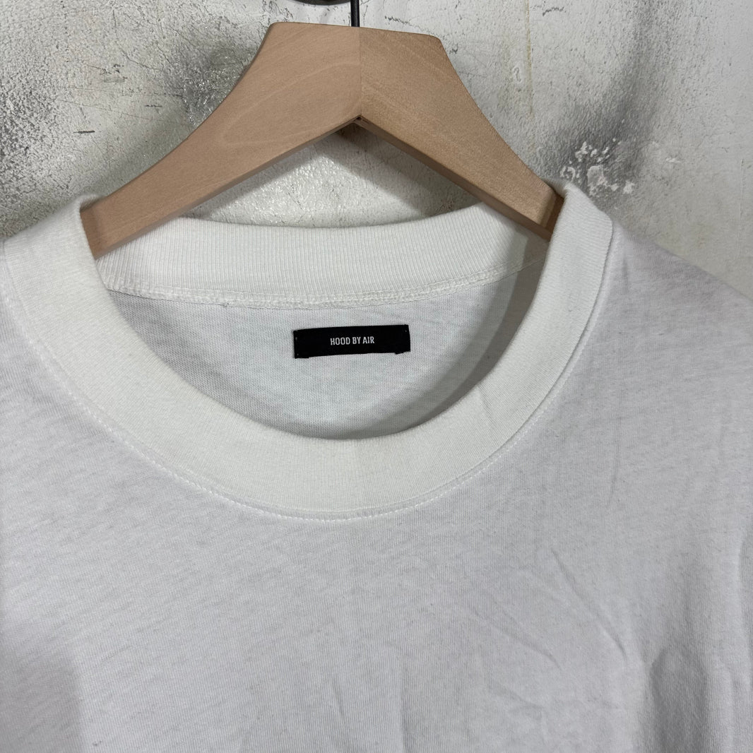 Hood By Air White Anonymous Club Logo T-Shirt