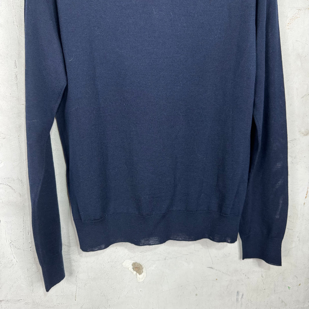 Prada Wool Rugby Polo Sweater