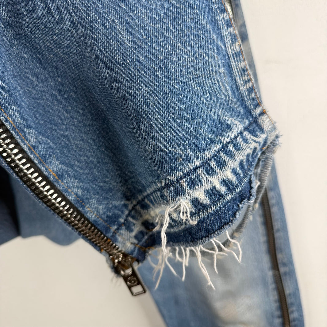 Gallery Dept Straight Leg Side Zipper Denim Jeans