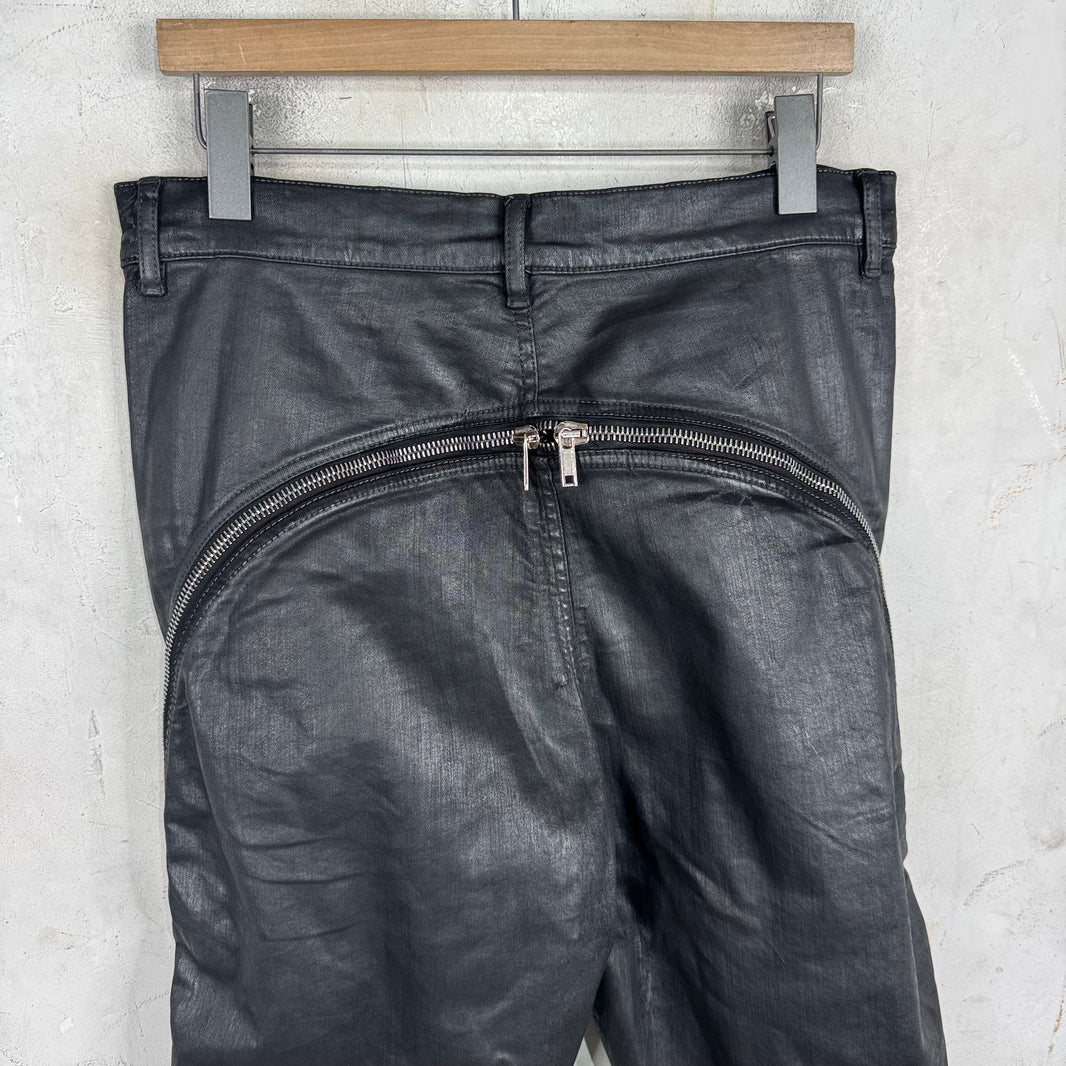 DRKSHDW Waxed Banana Bolan Jeans