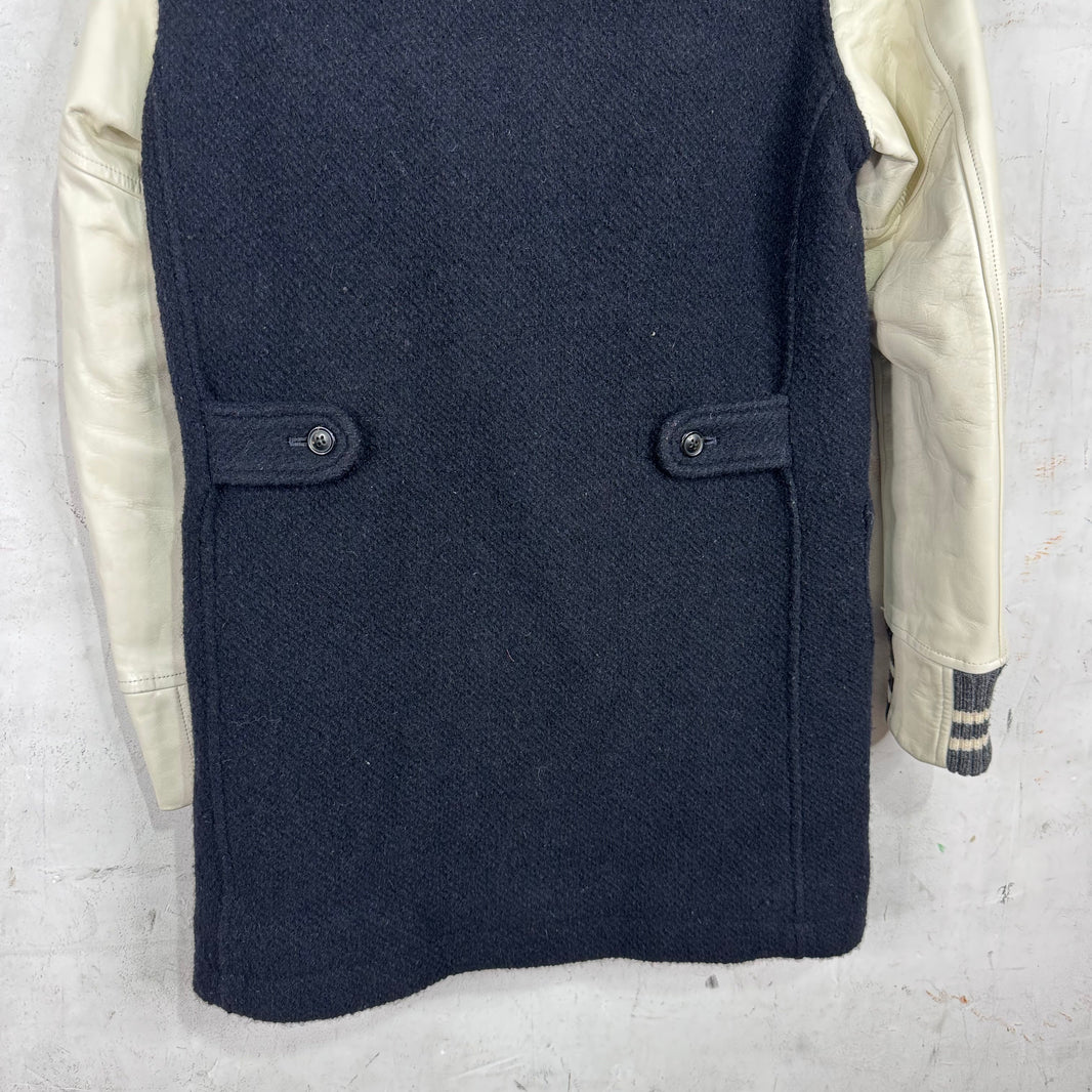 CDG Homme Long Varsity Wool Jacket