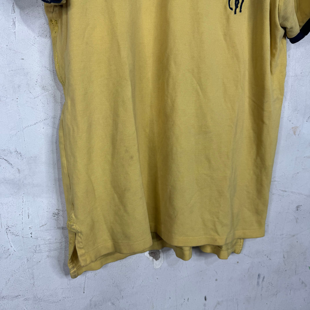 Ralph Lauren Pale Yellow/Navy Big Pony Polo