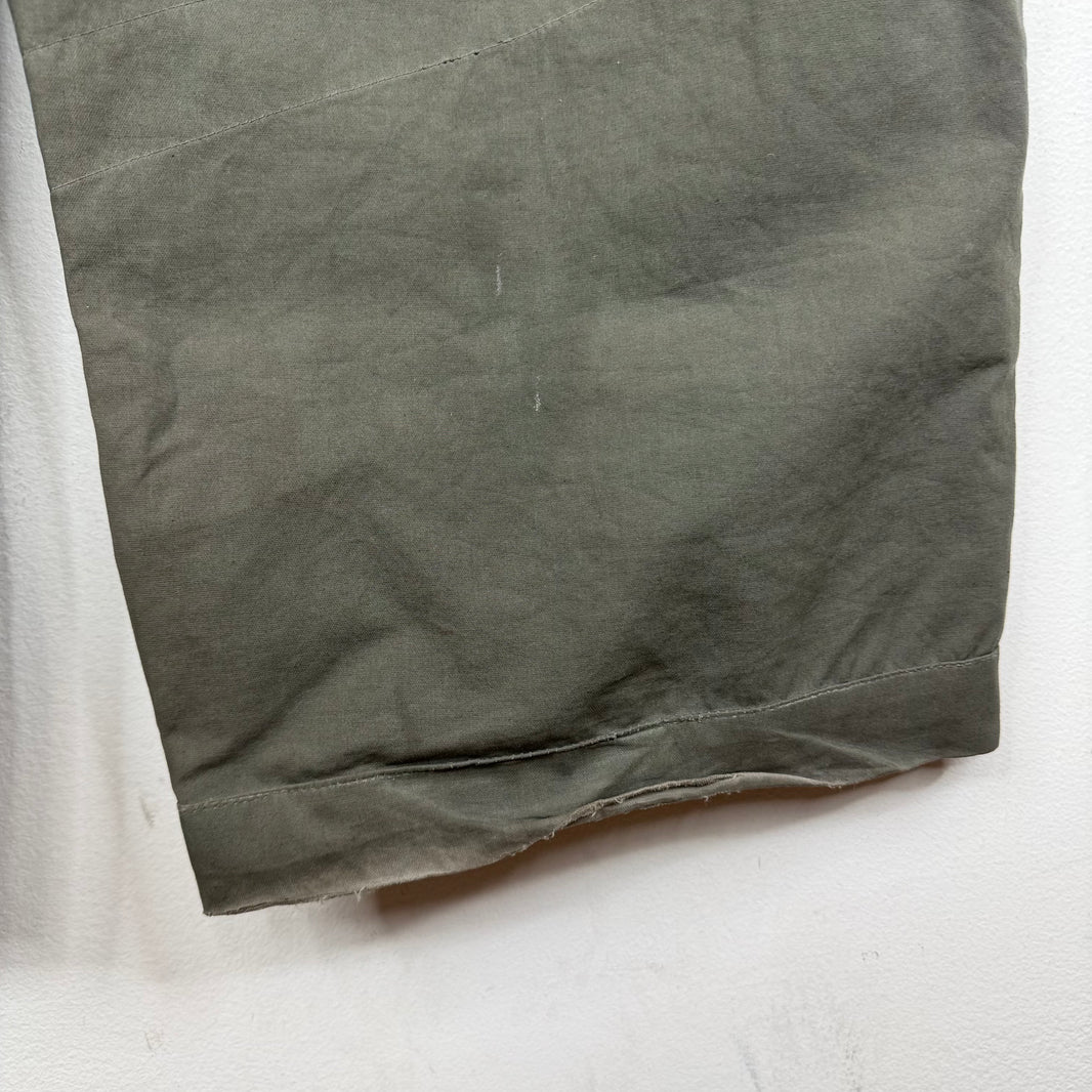 Dries Van Noten Baggy Olive Cargo Pants
