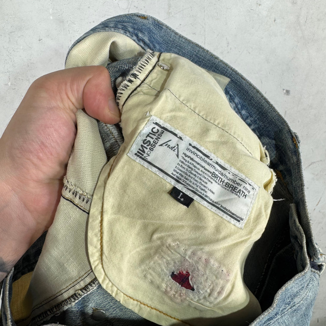 Number Nine x Invinciblearmurda Repaired Jeans