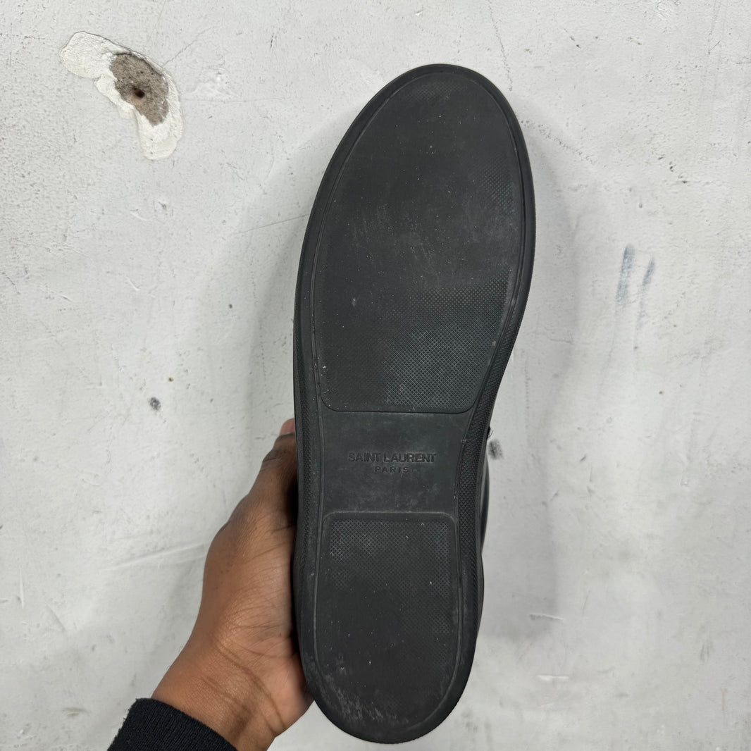 Saint Laurent Black Leather SL01 Sneakers