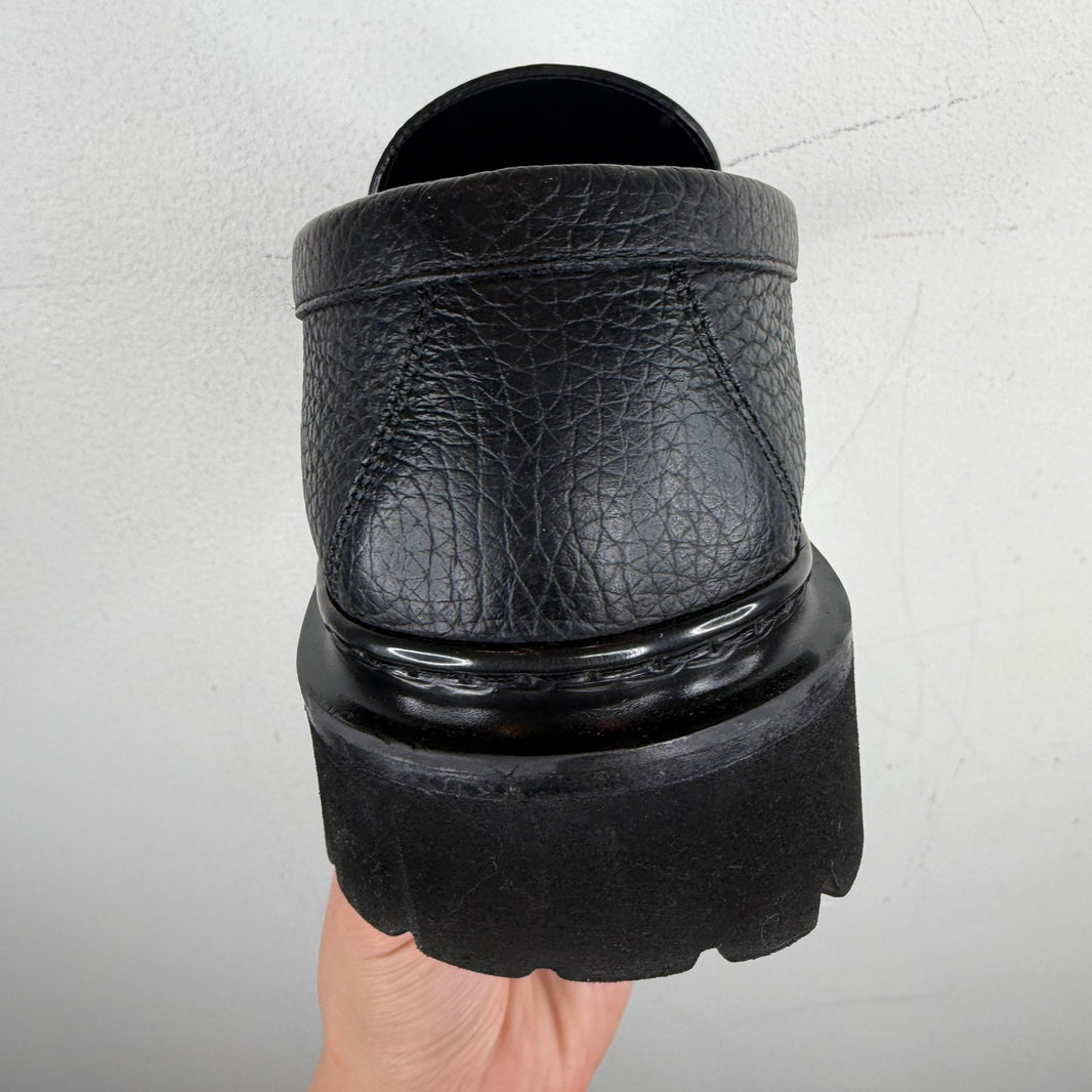 Louis Vuitton Tumbled Leather Loafers