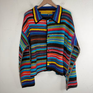 CPFM Crochet Knit Blue Cardigan