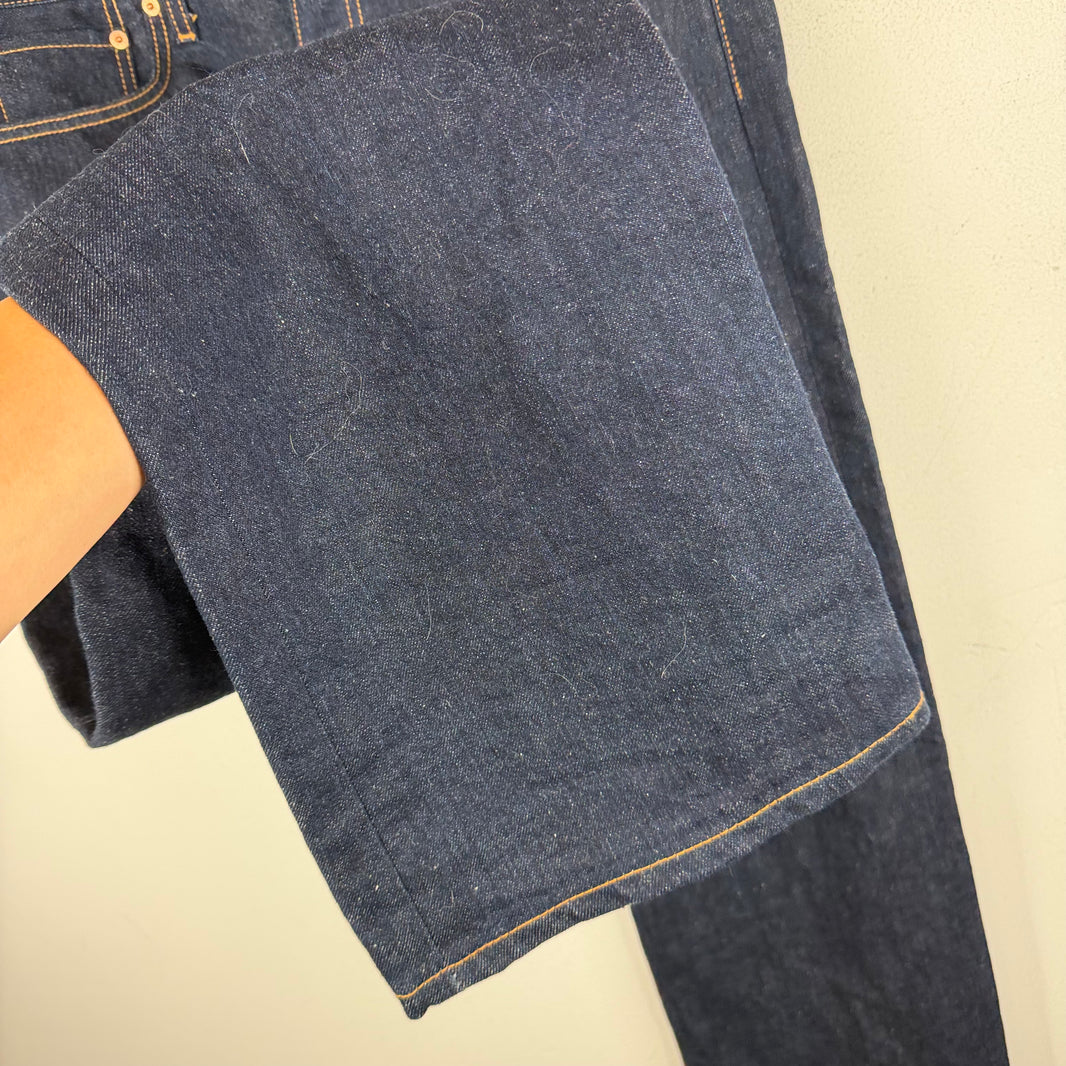 Junya Watanabe Raw Indigo Serial Number Jeans