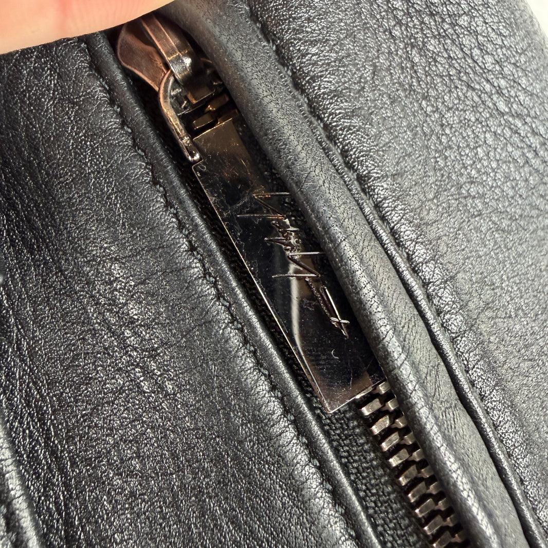 Yohji Yamamoto Discord Leather Cross Body Bag