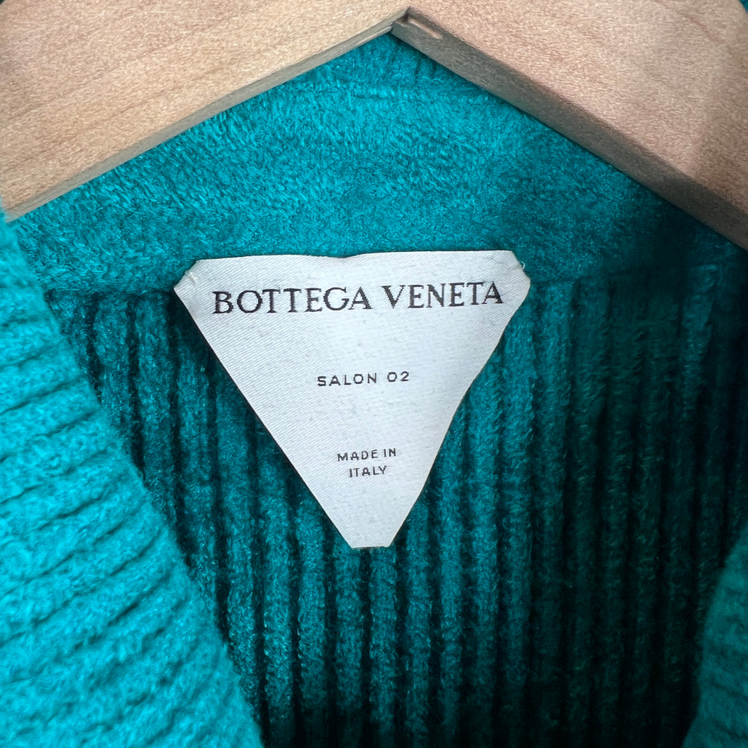 Bottega Veneta Teal Corduroy Jacket