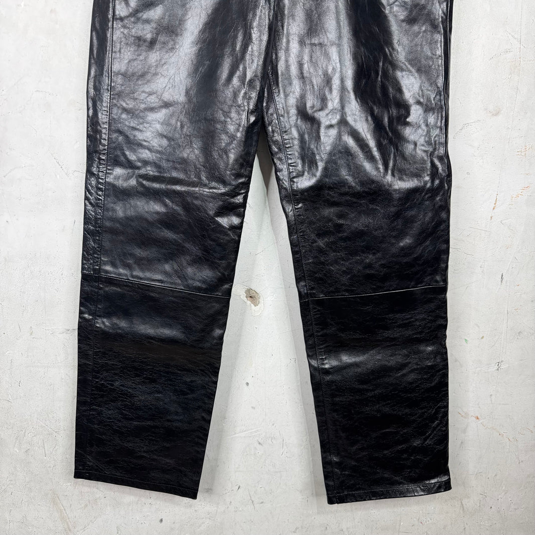Stussy Leather New Classic Jeans