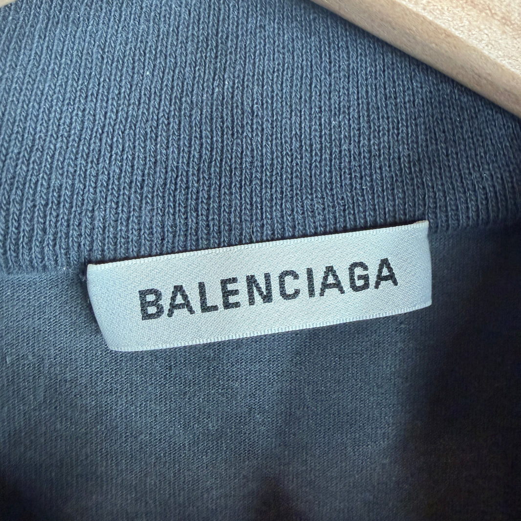 Balenciaga Pride Double Layer 1/4 Zip Up Pullover Sweater