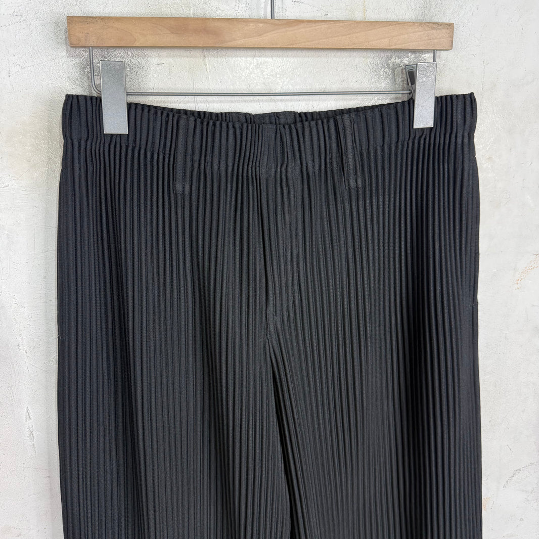 Issey Miyake Black Homme Plisse Trousers