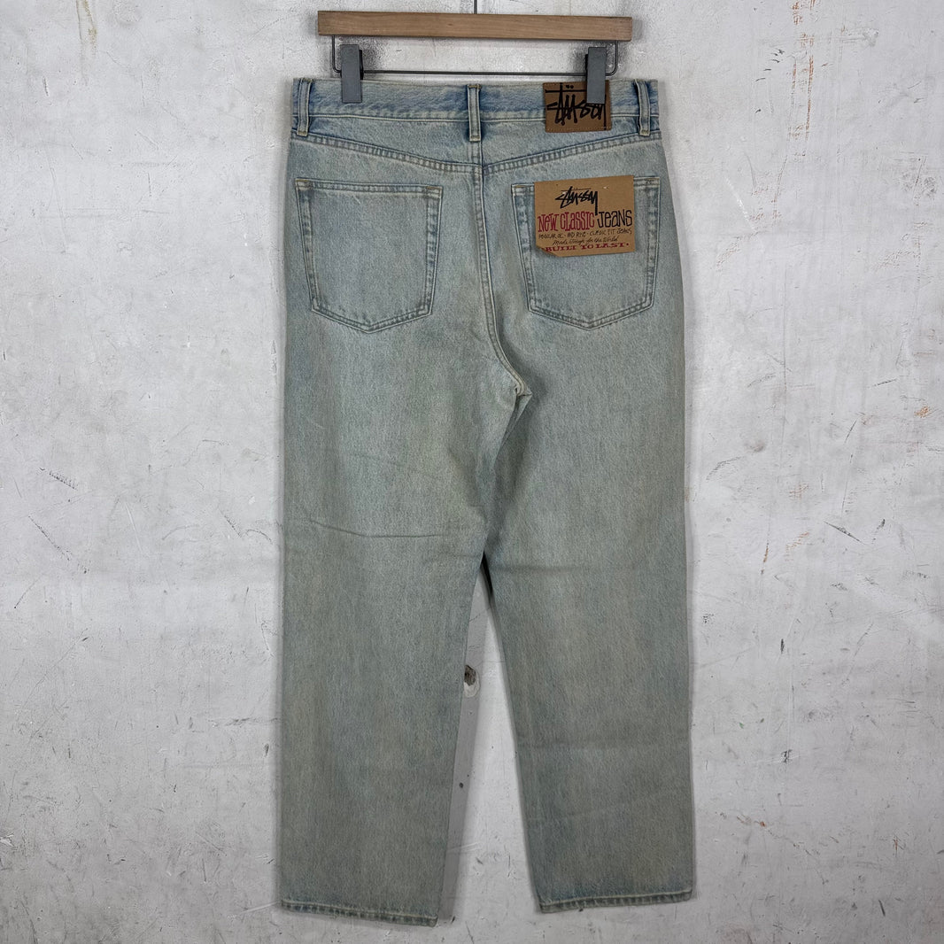 Stussy Waxed New Classic Lightwash Jeans