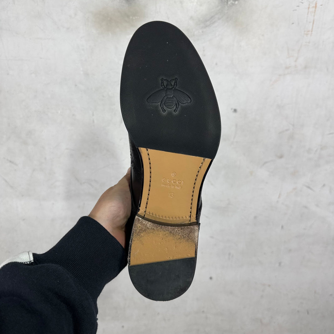 Gucci Rivet Strapped Derbys