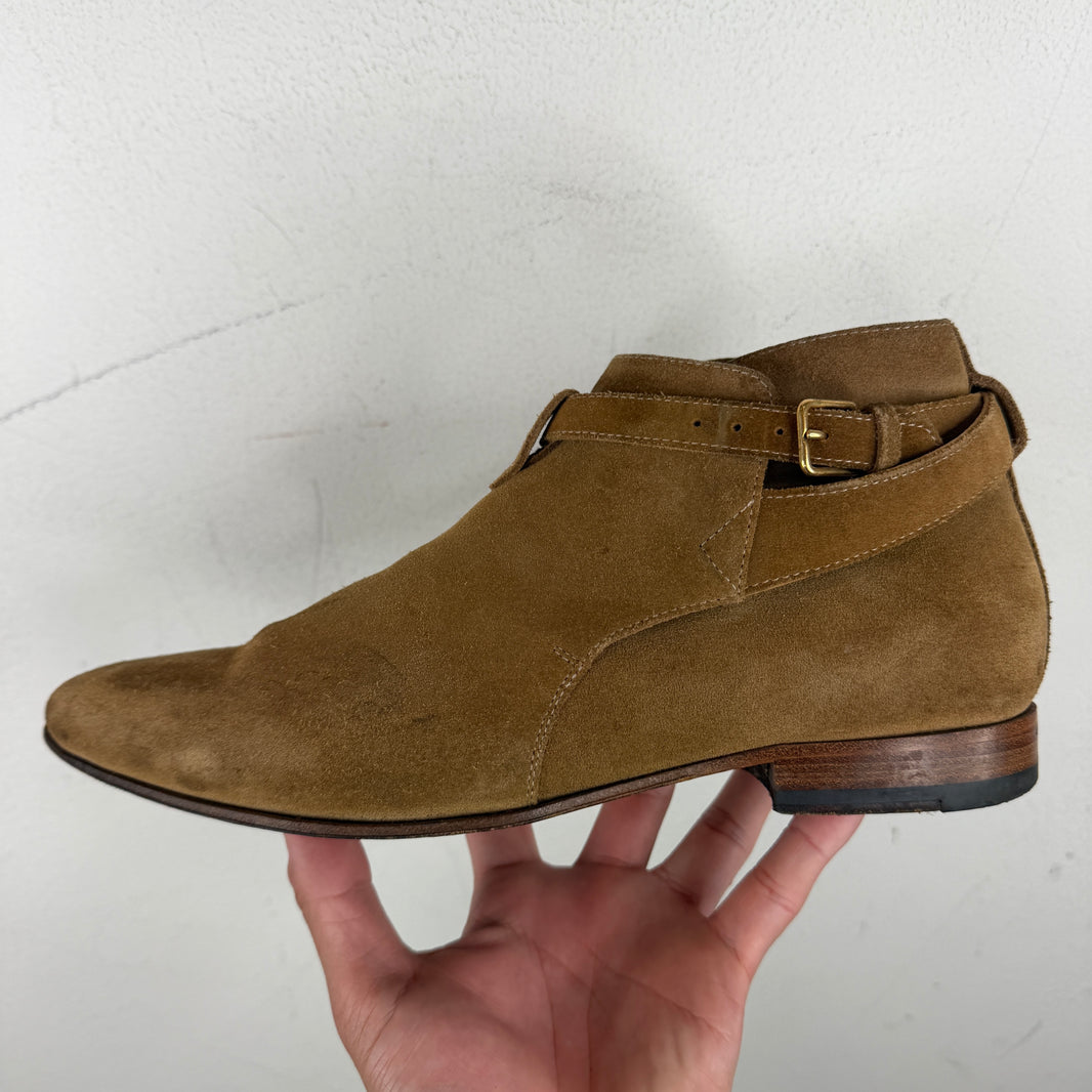 Saint Laurent Brown Jodhpur Boots