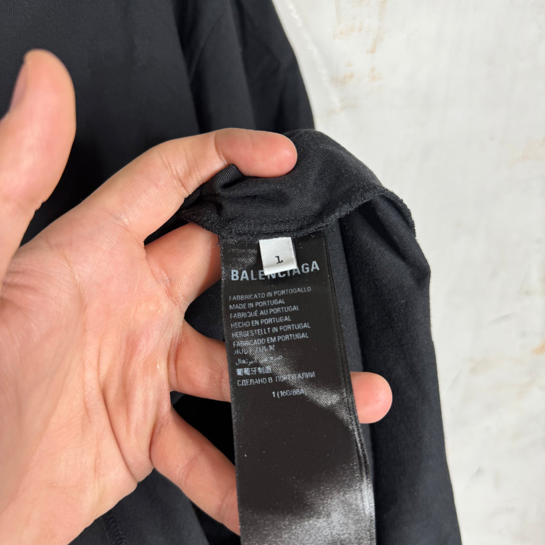 Balenciaga 3B Reflective Logo T-Shirt