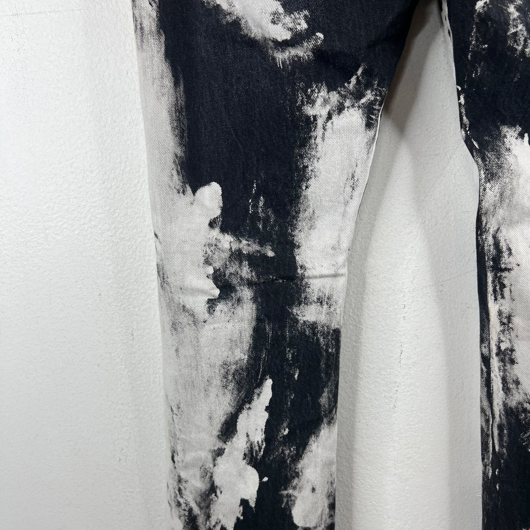 Saint Laurent D13 Bleach Crash Jeans