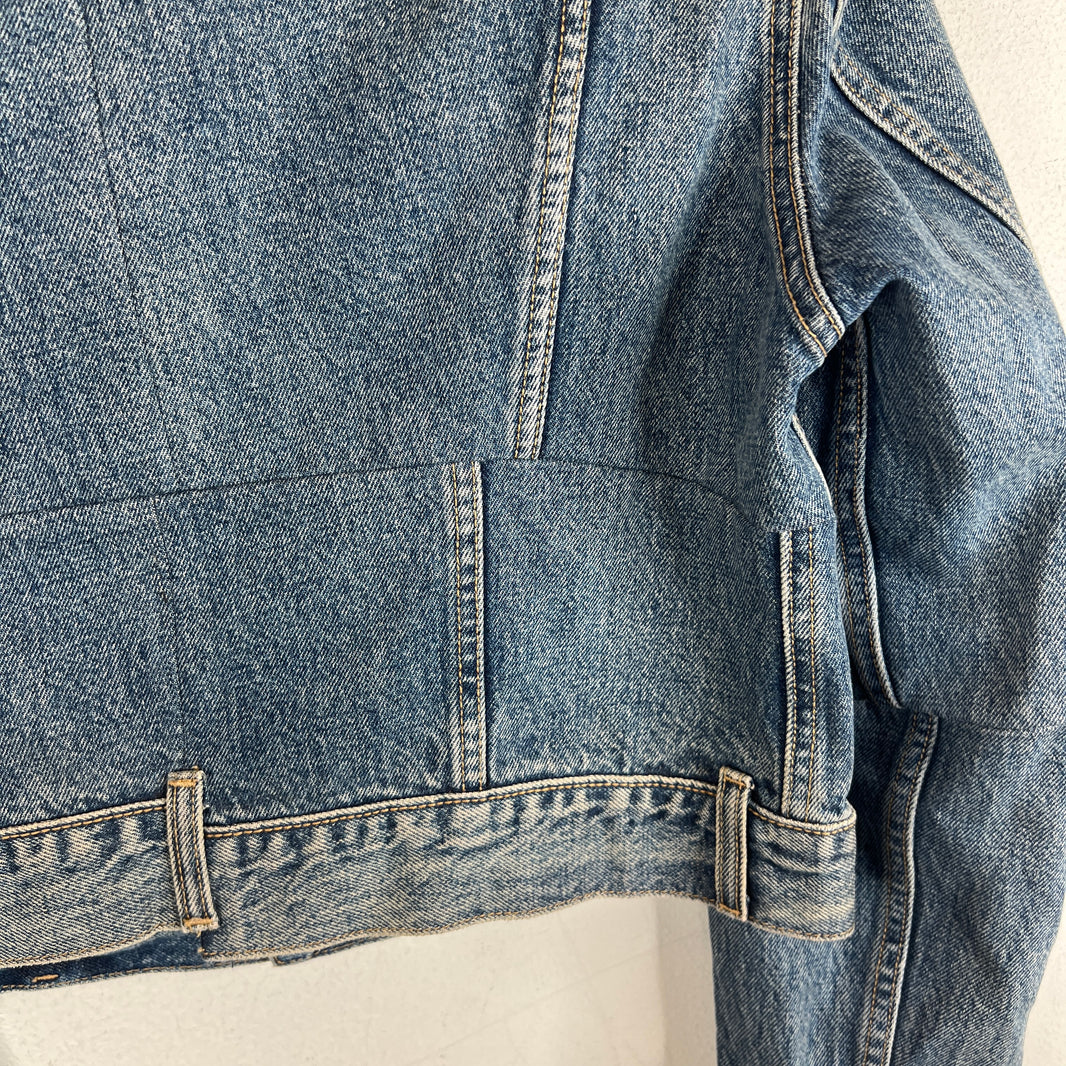 Vetements Levis Rebuilt Cropped Denim Jacket