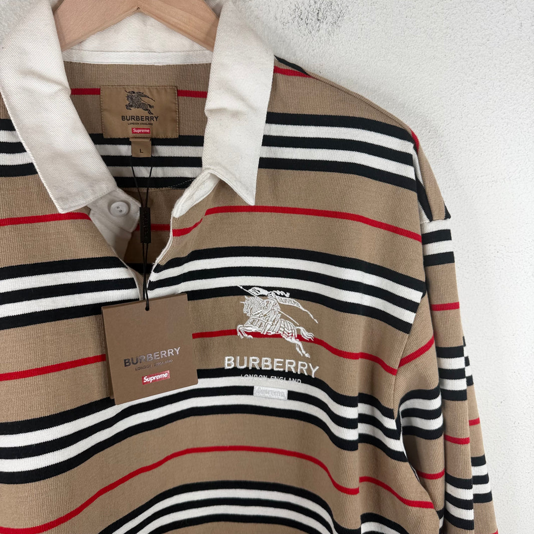 Supreme Burberry Rugby Shirt