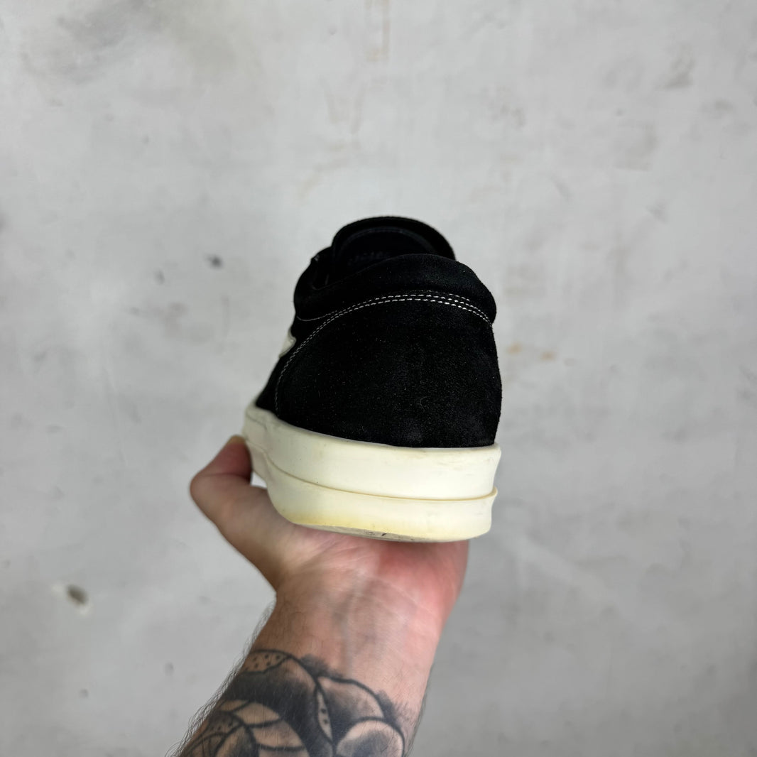 Rick Owens Black Suede Vans
